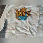 Free People  x Mkt Studio Kiss Graphic Sweatshirt | White | XS Photo 11