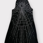 NWOT Mock Neck Graphic Design Dress. 6 for‎ $36 Black Size L Photo 0