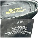 Y2K Black‎ Leather Kitten Heels Sz 9W Pointed Toe Lace Photo 7