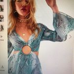 ASOS Blue Snake Skin Dress  Photo 4