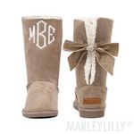 Marley Lilly Sherpa tie boots NOT monogrammed Photo 2