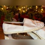 Circus by Sam Edelman Sam Edelman Circus Lane Pearl Embroidered Cream Espadrilles Flats size 9.5 New Photo 3