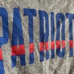 JUNK FOOD | New England Patriots French Terry Shred Back Sweatshirt | Size Small Gray Photo 1