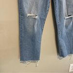 Levi's Levi’s Ribcage Straight Ankle Jeans Distressed Raw Hem Size 29 Photo 3