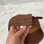 Torrid Packable Brown Woven Sun Visor Size M/L Photo 6