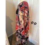 Fig & Flower Women's Multicolor 3/4 Sleeve Kimono Large Black Photo 3