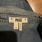 Paige  western festival boho denim‎ button down long sleeve Photo 1