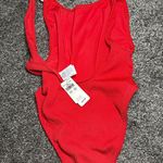 Aerie Swimsuit One-Piece Cut-Out Ribbed Photo 1