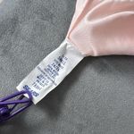 Vintage Sears Half Slip Skirt Size Small Baby Pink Lace Slit 100% Nylon USA Photo 4