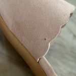 Kate Spade Blythe Blush Pink Suede Cork Heel Slip On Mule Photo 5