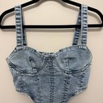Denim Bustier Blue Photo 1
