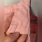 Sigrid Olsen  light pink 100% Linen Button Down Shirt Size Large Photo 2