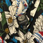 Bobeau Maxi Floral Striped Tropical Print Dolman Sleeves Maxi Dress Women's XS Photo 5