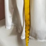 Vintage White Lace Trim Tank Top, Coquette Balletcore Y2K Lingerie Bridal Large Photo 4