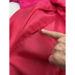 Womans Nancy Crystal Short Sleeve Maxi Dress 16 Pink Scoop Neck Lined Slit Photo 3