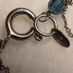 Ralph Lauren  .925 Stamped Faux Blue Topez/Sapphire Cameo Pendant Necklace Photo 11