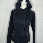 Athleta Women's Gray Daybreak Hooded Zip Up Jacket with Pockets Size Medium Photo 0