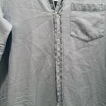 Frank & Eileen Rory Maxi Shirtdress Classic Blue Tattered Wash 100% Cotton Small Photo 9