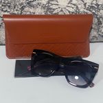 Missoni NEW Ombre Striped Sunglasses in Gray Horn Photo 1