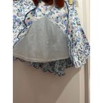 Love Shack Fancy LoveShakeFancy Memphis Mini Skirt in Blue Jay Song Sz 00 P Photo 4