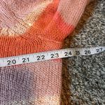 LC Lauren Conrad LC Lauren Conrad XL Striped Knit Sweater Womens Pink Orange Balloon Sleeve Photo 2