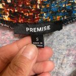 Premise Womens Long Sleeve Top Shirt Blouse S 34” Cowl Neck Multicolor Print Photo 1