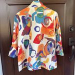 NWT Ali Miles Arty Abstract Jacket Top Size Petite XL Photo 8