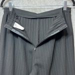 Vintage Dani Max‎ Pinstripe Dress Pants Elastic Waist Trousers Career Size 12 Black Photo 6