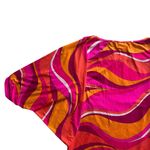 Trina Turk  Vivid Vista Drape-Sleeve Swim Tunic-Bathing Suit Cover Ups Size Small Photo 6