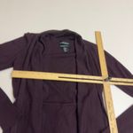 Cynthia Rowley  Cardigan Womens X Small Purple ExtraFine Merino Wool Photo 4