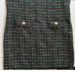 Loft  Women's Tennis Metallic Tweed Fringe Pocket Mini Dress 4 -NWT Photo 10