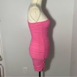 Hello Molly  Party It Up Pink Bodycon One Shoulder Dress Photo 7
