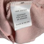 Helsa Organic Cotton Pink Crewneck Drawstring Long Sleeve Sweatshirt Dress S Photo 5