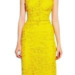 ZARA  Yellow Halter Neck Bodycon Midi Dress Photo 1