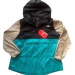 The North Face  Fanorak 2.0 Jacket Windwall Pullover Green/Black/Tan NWT Size XL Photo 0