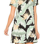 Show Me Your Mumu Palm Print T-shirt Swing Dress Flowy Small Casual Tropical Photo 0