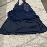 City Triangles Blue Lace Swing Mini Dress Photo 4