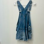 PacSun Distressed Denim Overall Shorts size Small Photo 2