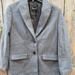 Madewell The Bedford Oversized Blazer in Gray Women's Size 2 Photo 0