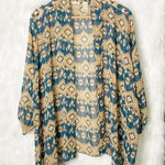 Gimmicks by BKE ‎ Western Studded Kimono Cardigan Photo 0