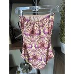 Adriana Degreas Vintage Strapless Swimsuit Citronelle Womens Size Small Yellow Photo 5