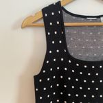 Elie Tahari  Polka Dot Sleeveless Sweater Dress Photo 5