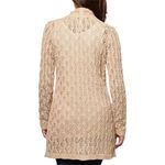 Leo & Nicole Women's 
Open Front Long Pointelle Cardigan! Photo 3