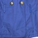 Black Rivet Jacket Size XS Blue Womens Button Up Lined Cotton Blend Hooded Coat Photo 4