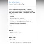 Bleu Rod Beattie Bleu Rod Beattie NWT 2PC Twist-Front Bikini Top + Bottoms set 6 8 S M Photo 12