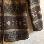Upcountry Du Monde Tribal Fleece Style Jacket Full Zip Women's‎ Size Medium Tan Photo 4