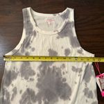 Juicy Couture white & gray tie dye ribbed tank top size M NWT Photo 7