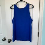 Gildan  Womens' Size Small Blue 'Merica Graphic‎ Tank Top Photo 3