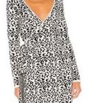 Lovers + Friends NWT  Merida Animal Print Wrap Sweater Dress Generous XXS Photo 0