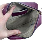 J.Crew Signet Pebble Leather Crossbody Camera Bag Burgundy Red Photo 8